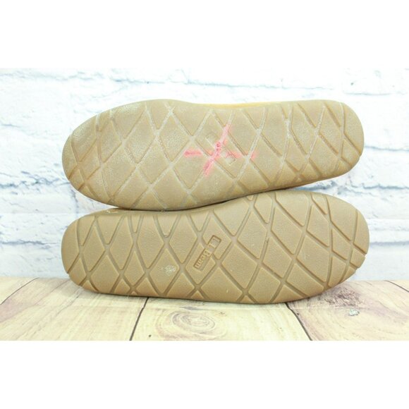 LL Bean Brown Suede Wicked Good Shearling Lined Venetian Slippers Size 11 M - Picture 8 of 8